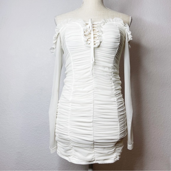 NWT Fashion Nova Maura Mesh Dress - Picture 5 of 8